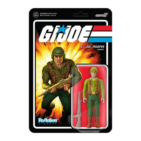 G.I. Joe Trooper Greenshirt Tan Infantry Army Grunt Animated Figure Super7