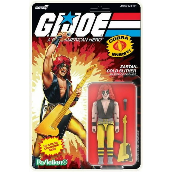 G.I. Joe Zartan Cold Slither Master of Disguise Super7 Reaction Action Figure (Wave 3)