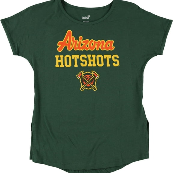 G-III Sports Girls Arizona Hotshots Graphic T-Shirt, Green, Big Kids (8-20), M