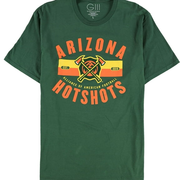 G-III Sports Mens Arizona Hotshots Est. 2019 Graphic T-Shirt, Green, Large