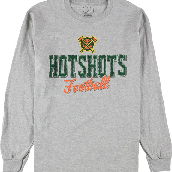 G-III Sports Mens Arizona Hotshots Graphic T-Shirt, Grey, Medium