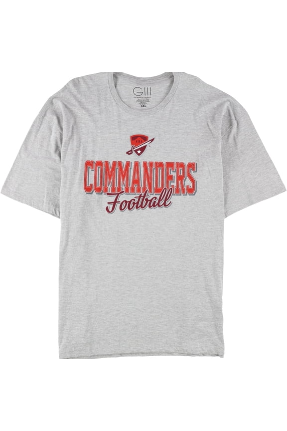Mens San Antonio Commanders Graphic T-Shirt, Grey, Large