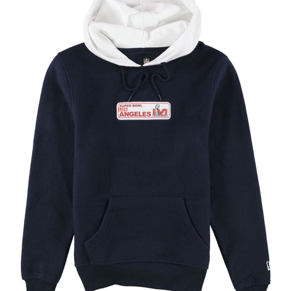 G-III Sports Mens SuperBowl LVI Hoodie Sweatshirt, Blue, Small