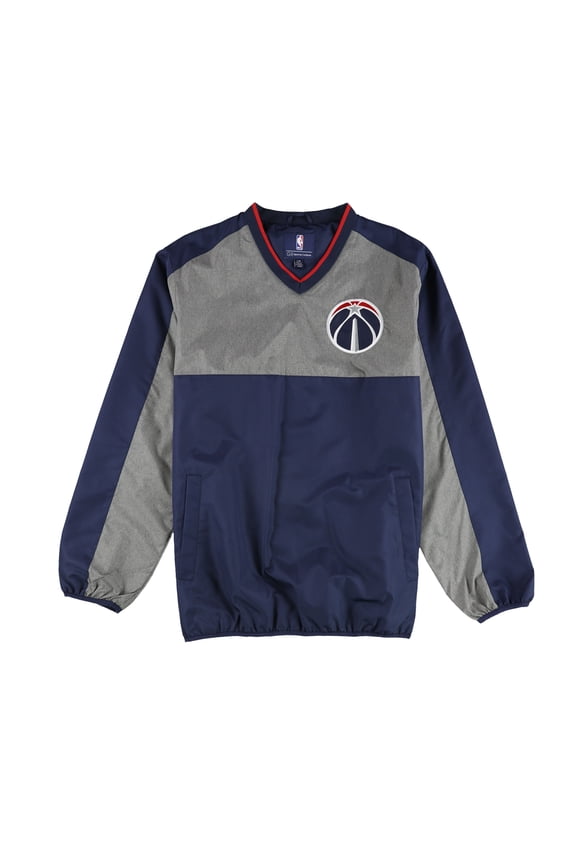 Mens Washington Wizards Windbreaker Jacket, Blue, Large