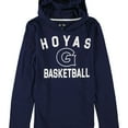 thumbnail image 1 of G-III Sports Womens Georgetown Hoyas Hooded Graphic T-Shirt, Blue, Medium, 1 of 2