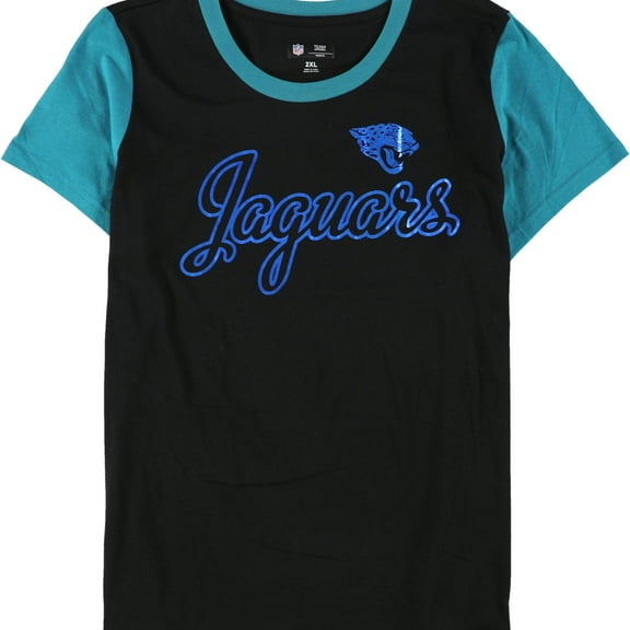 G-III Sports Womens Jaguars Graphic T-Shirt, Black, Large