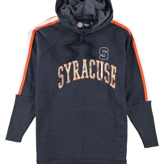 G-III Sports Womens Syracuse Hoodie Sweatshirt, Blue, Medium
