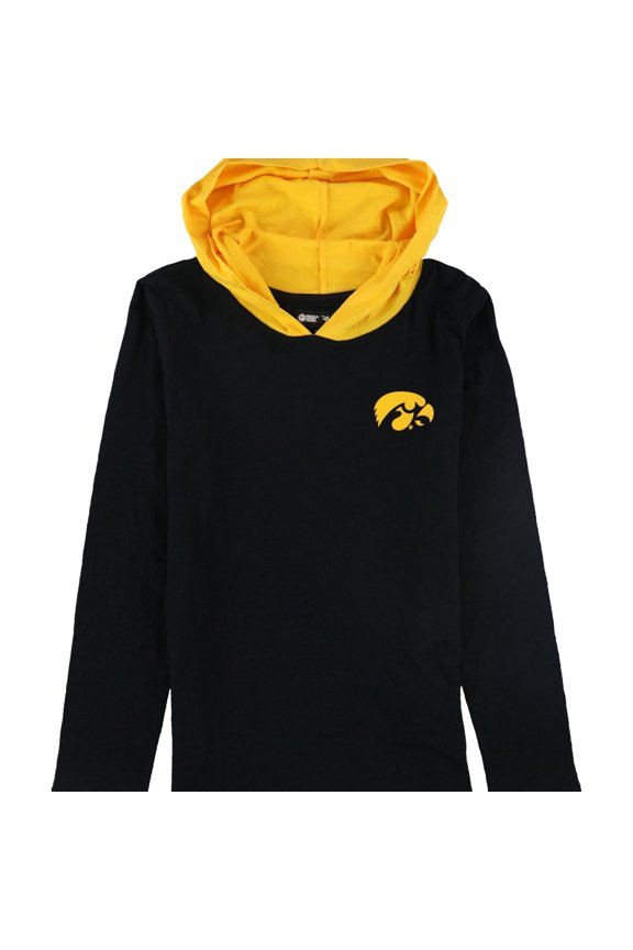 Womens University Of Iowa Graphic T-Shirt, Black, Medium