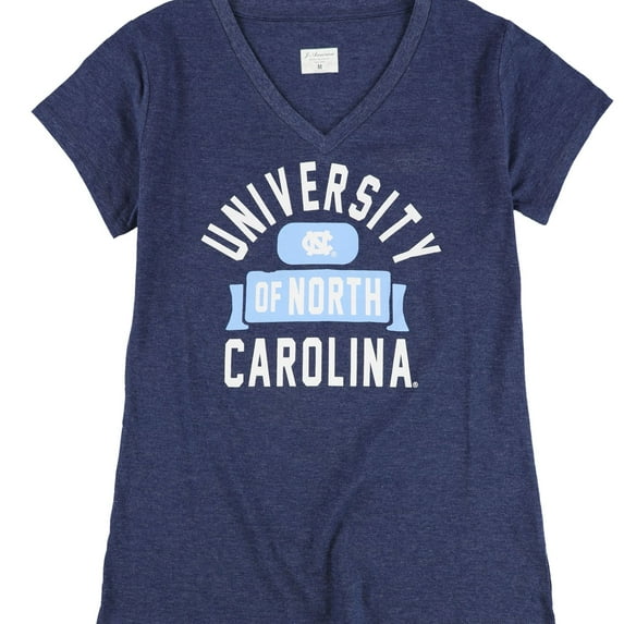 G-III Sports Womens University of North Carolina Graphic T-Shirt, Blue, Medium