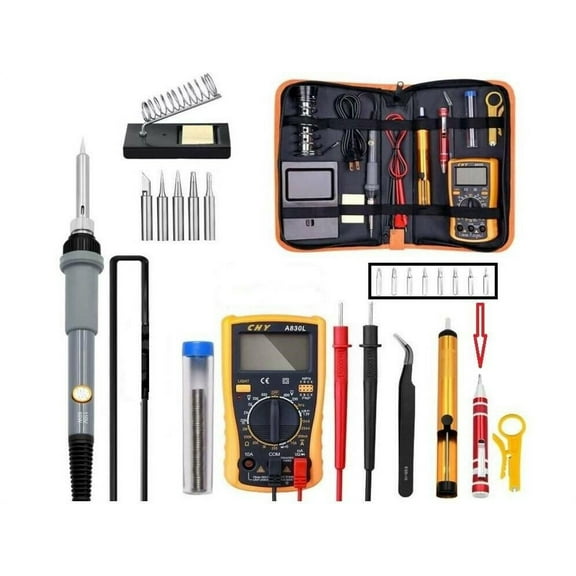 G & J 110V 60W Electric Soldering Iron Gun 19 in 1 Tool Kit Welding Tool Set