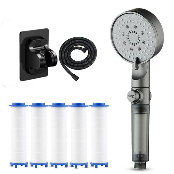 G JGOOHigh Pressure 5-Mode Filtered Shower Head (Filtered Shower Head + 5 Extra Filters)