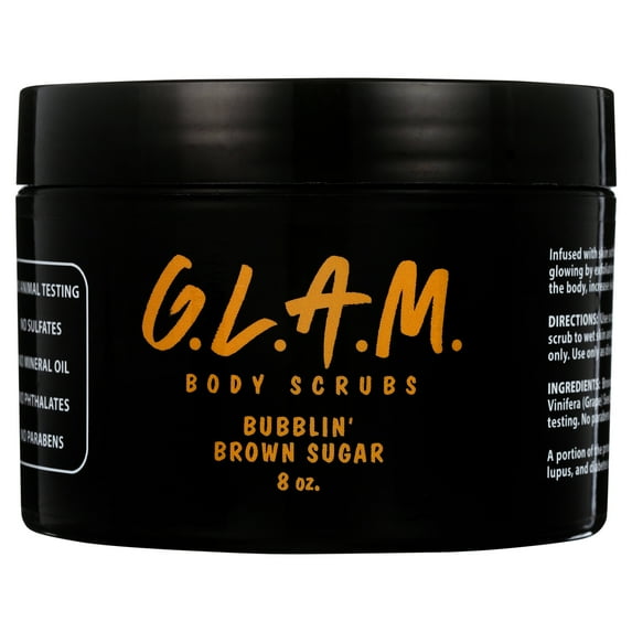 G.L.A.M. BUBBLIN BROWN SUGAR BODY SCRUB