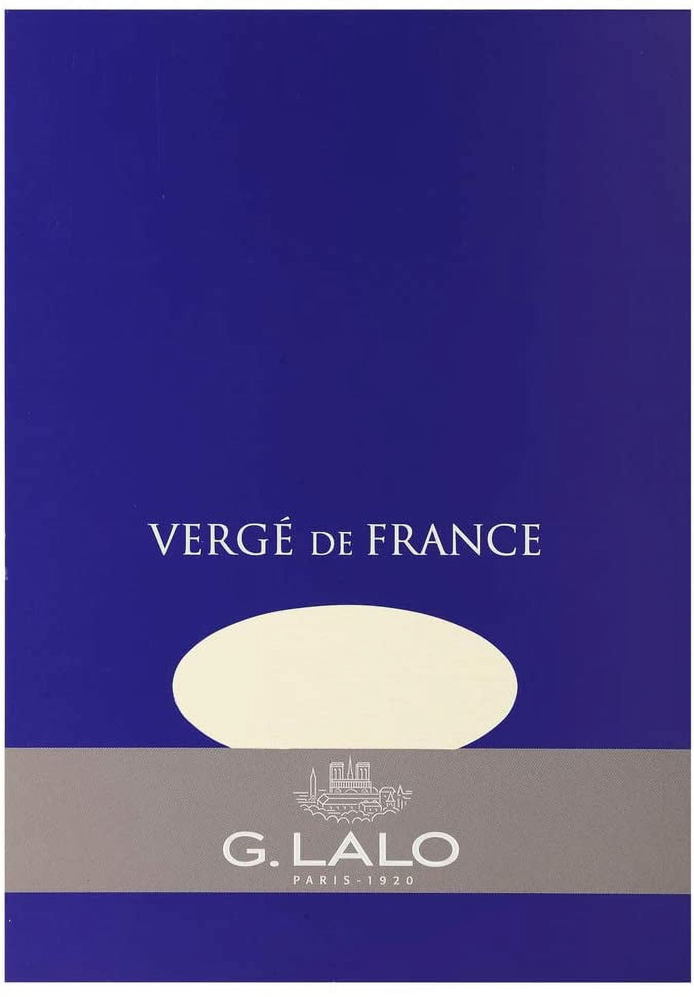 G. Lalo Vergé de France A5 (5-7/8” x 8-1/4”) Writing Tablet, 50 Sheets ...