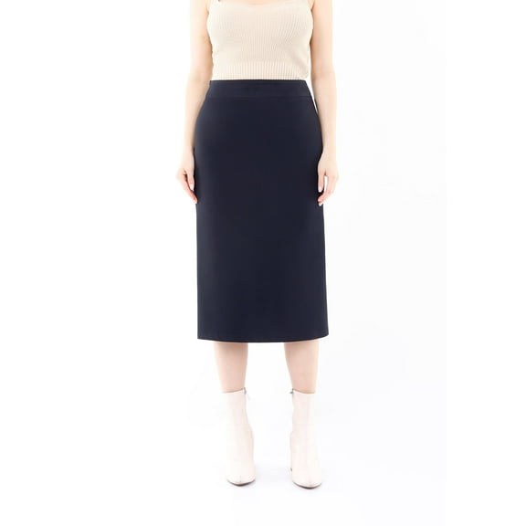 G-Line G Back Vented Pencil Midi Skirt for Women — Size 4