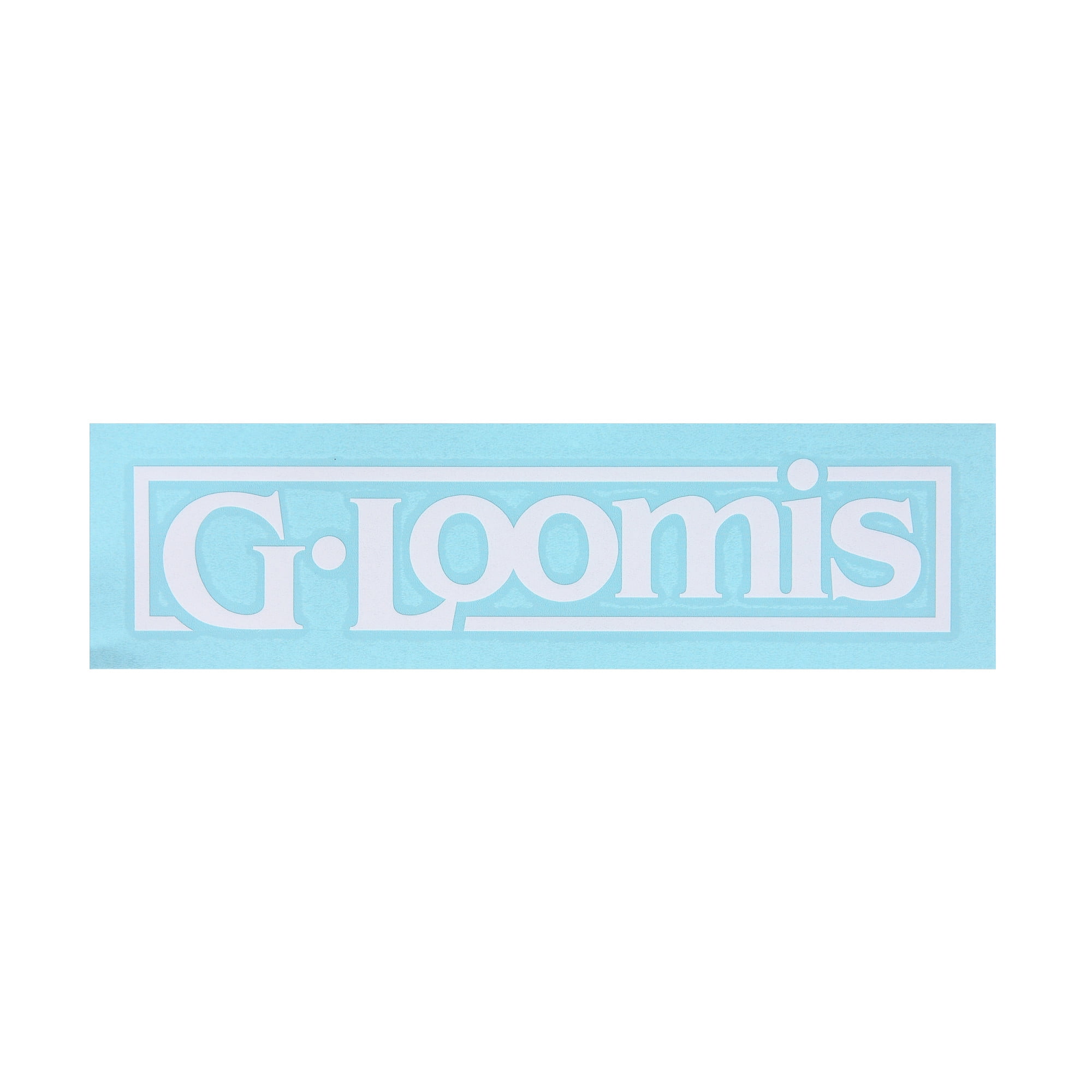G. Loomis Fishing GLM BLOCK LOGO DECAL WHITE MD Stickers [GDECALMWH ...