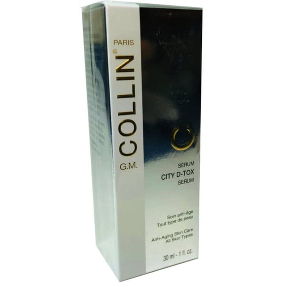 G.M. Collin City D-Tox Serum Anti-Aging Skin Care 30mL / 1 oz RETAIL: $75.00
