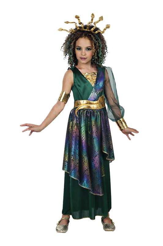 Medusa Goddess Costume for Chidren, Girls, Medium (7/8), by Way to Celebrate