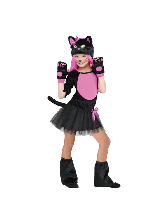 Miss Kitty Halloween Costume for Children, Girls' Size XS (4/5), by Way to Celebrate