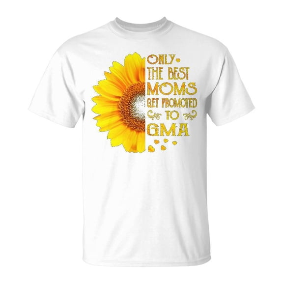 G Ma Grandma Gift Only Moms Get Promoted To G Ma Unisex Jersey Crewneck Tshirt