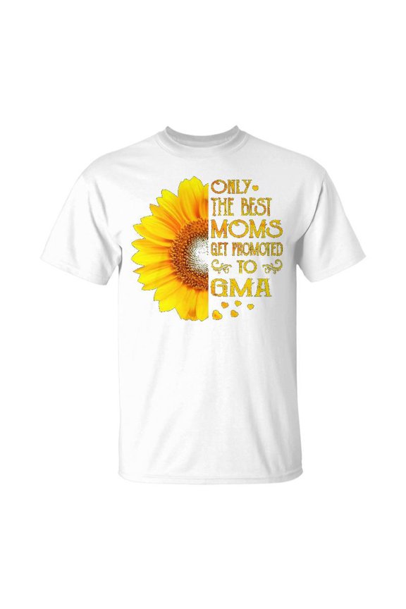 G Ma Grandma Gift Only Moms Get Promoted To G Ma Unisex Jersey Crewneck Tshirt