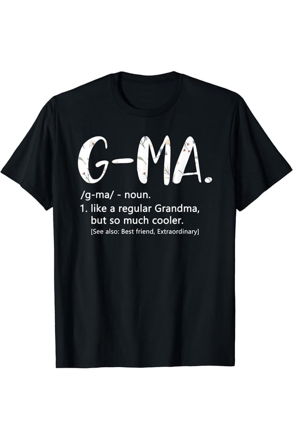 G-Ma Shirts For Women Mothers Day Idea Cute Grandma G-Ma T-Shirt, Unisex T-Shirt
