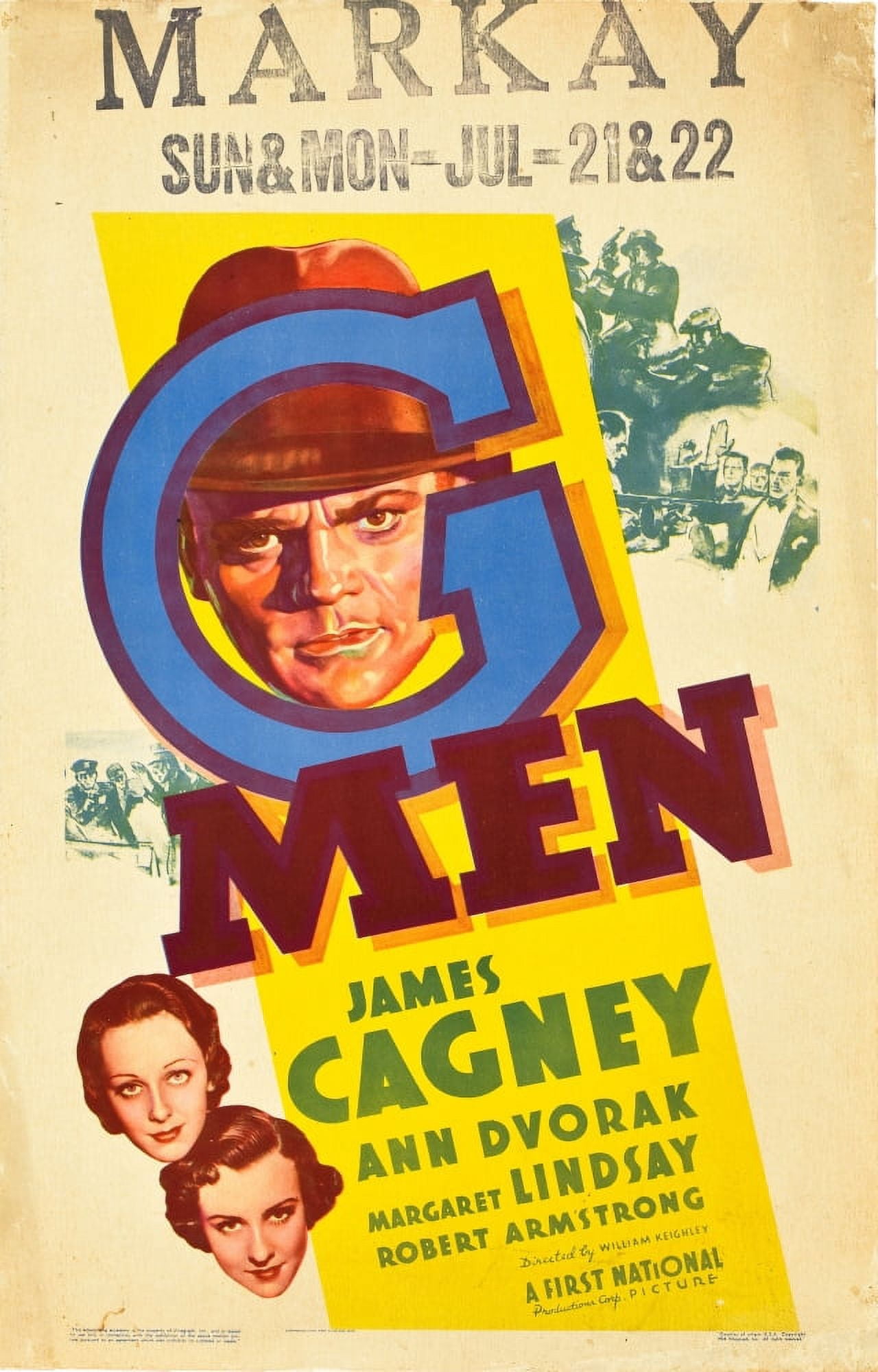 G-Men Canvas Art - (11 x 17)