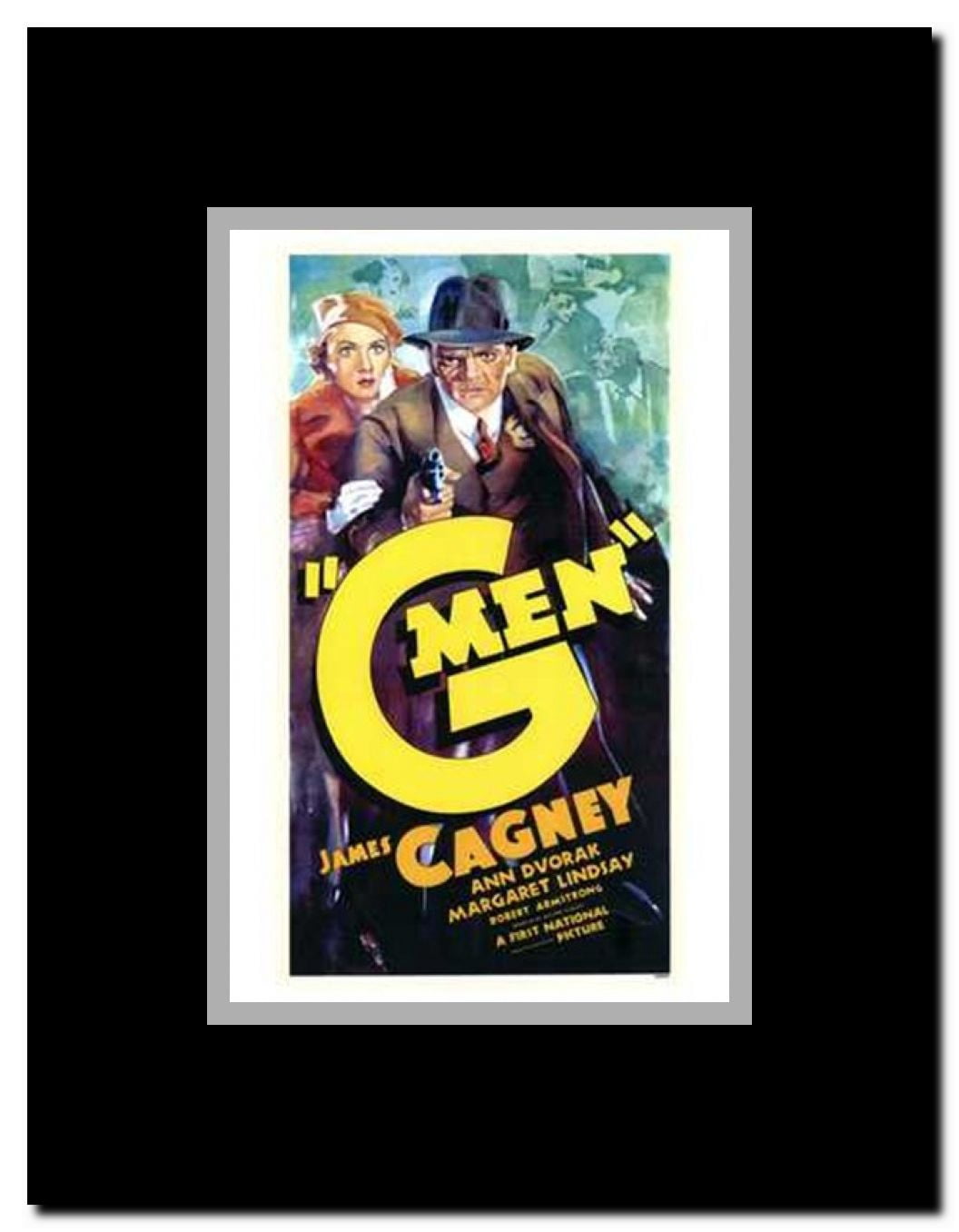 G Men Framed Movie Poster