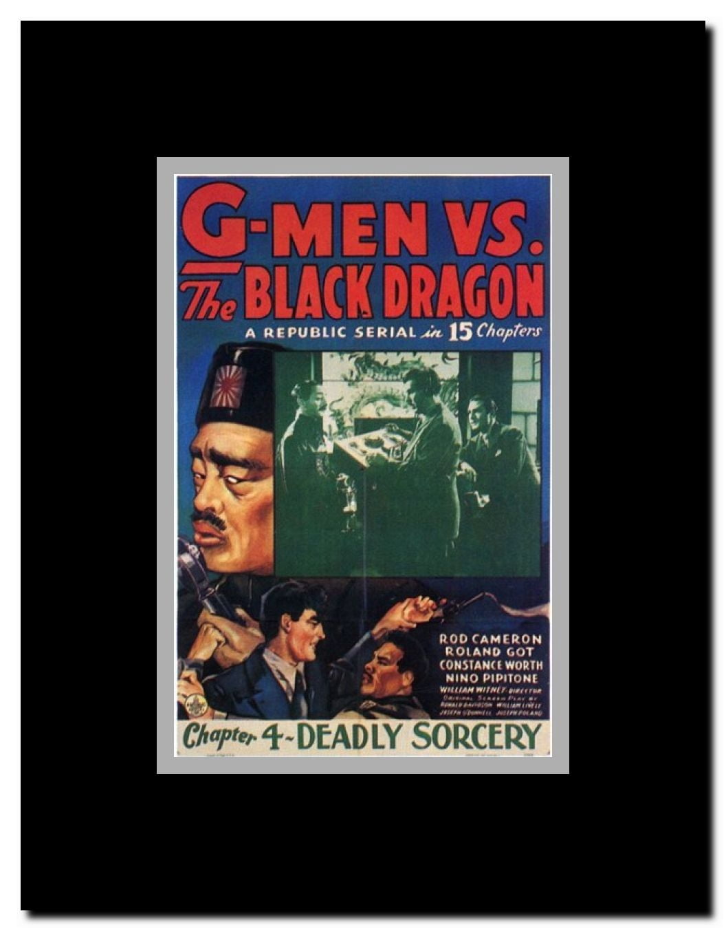 G-Men Vs the Black Dragon Framed Movie Poster