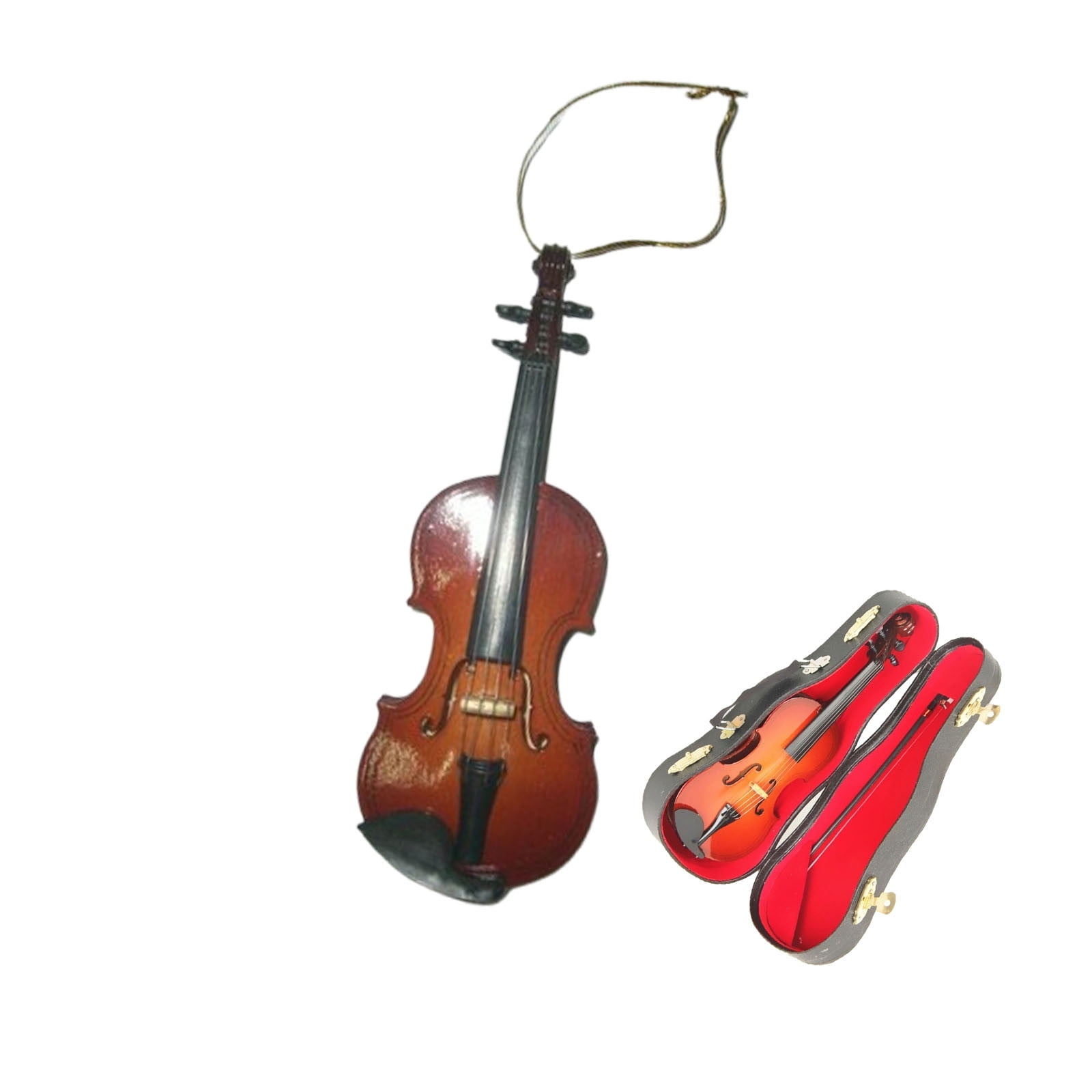 G Mini Musical Instrument Violin Model Ornaments Musical Instrument Model Training School Teacher Graduation Gift 9Inch
