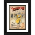 thumbnail image 1 of G. Moore 17x24 Black Ornate Framed Double Matted Museum Art Print Titled: Triumph (ca. 1898), 1 of 5