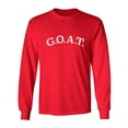 thumbnail image 1 of G.O.A.T. Adult Long Sleeve T-shirt, 1 of 3
