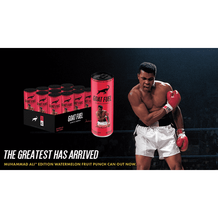 G.O.A.T. Fuel Sports Energy Drink - Watermelon Fruit Punch, 12 fl. oz. /12 Drinks
