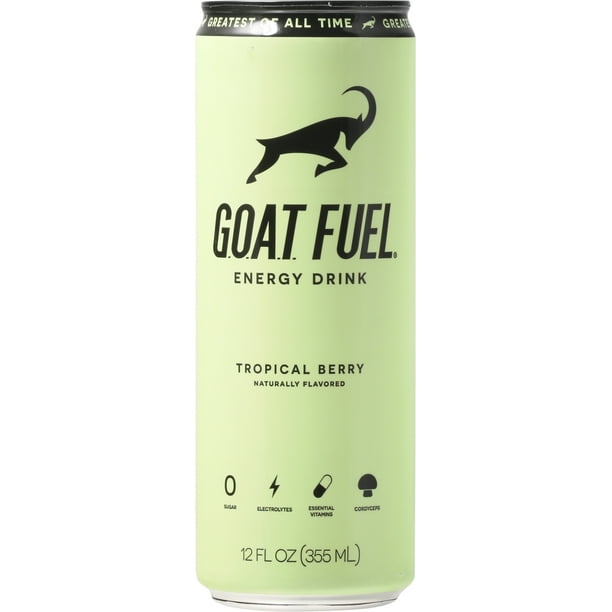 G.O.A.T. Fuel Tropical Berry Energy Drink 12oz
