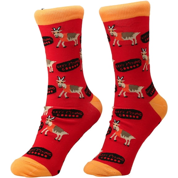 Pavilion Gift Company - G.O.A.T. - S/M Unisex Cotton Blend Sock