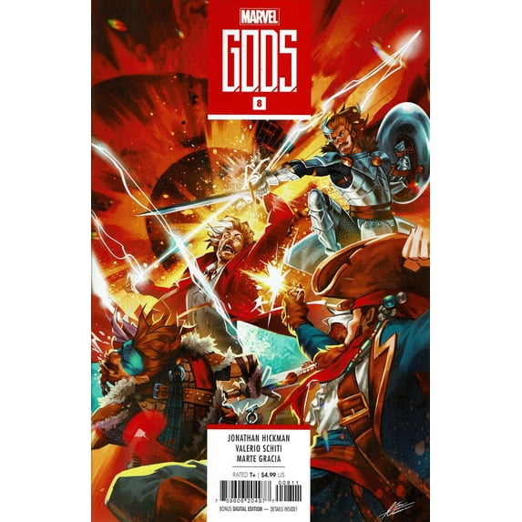 G.O.D.S. (Marvel) #8 VF ; Marvel Comic Book