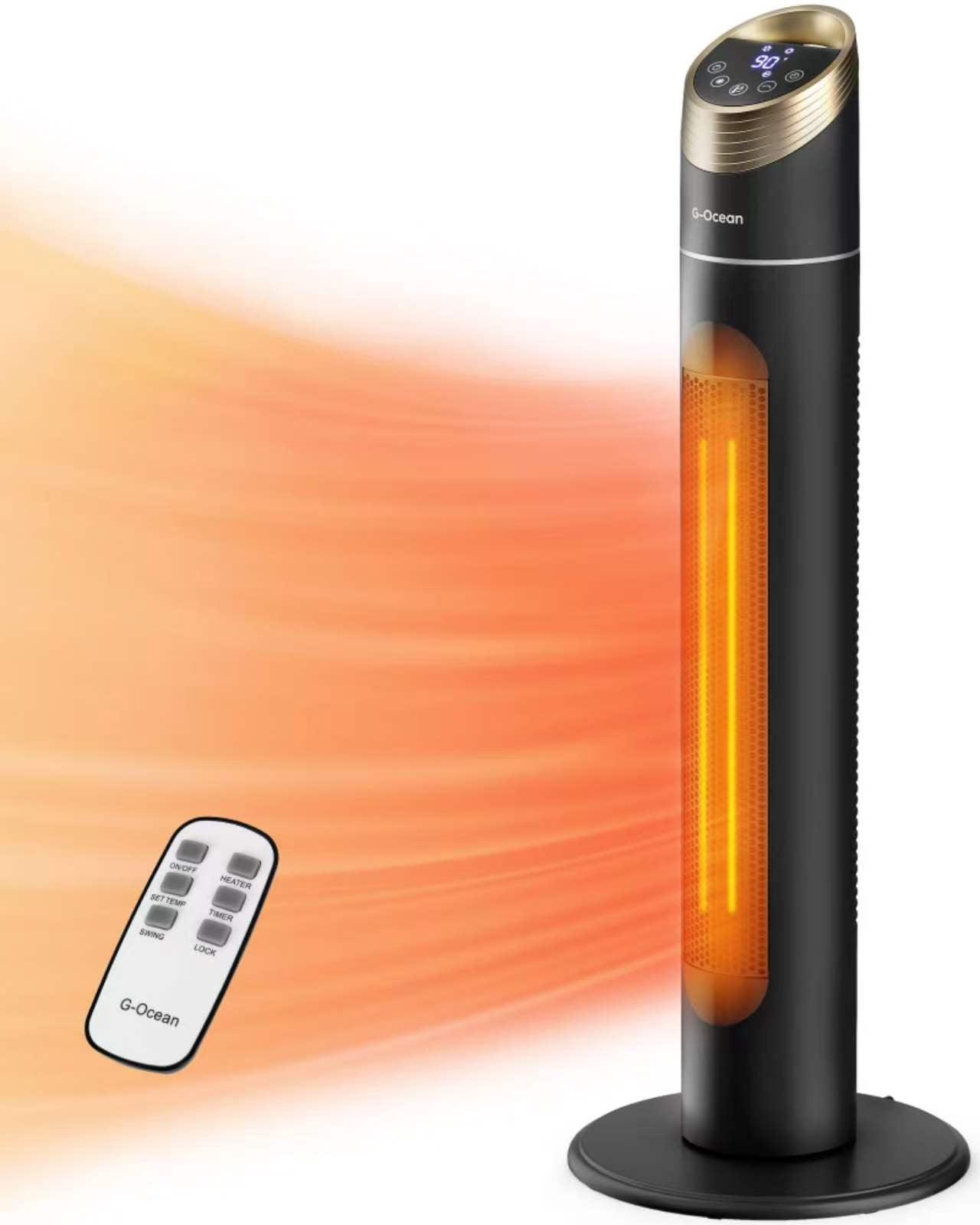 To Control Room Sign G-Ocean Space Heater for Large Rooms, 1500W Convection Panel Heater for ...
