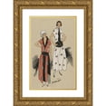 thumbnail image 1 of G-P. Joumard 11x14 Gold Ornate Wood Frame and Double Matted Museum Art Print Titled - Sunny Hour (1922), 1 of 4