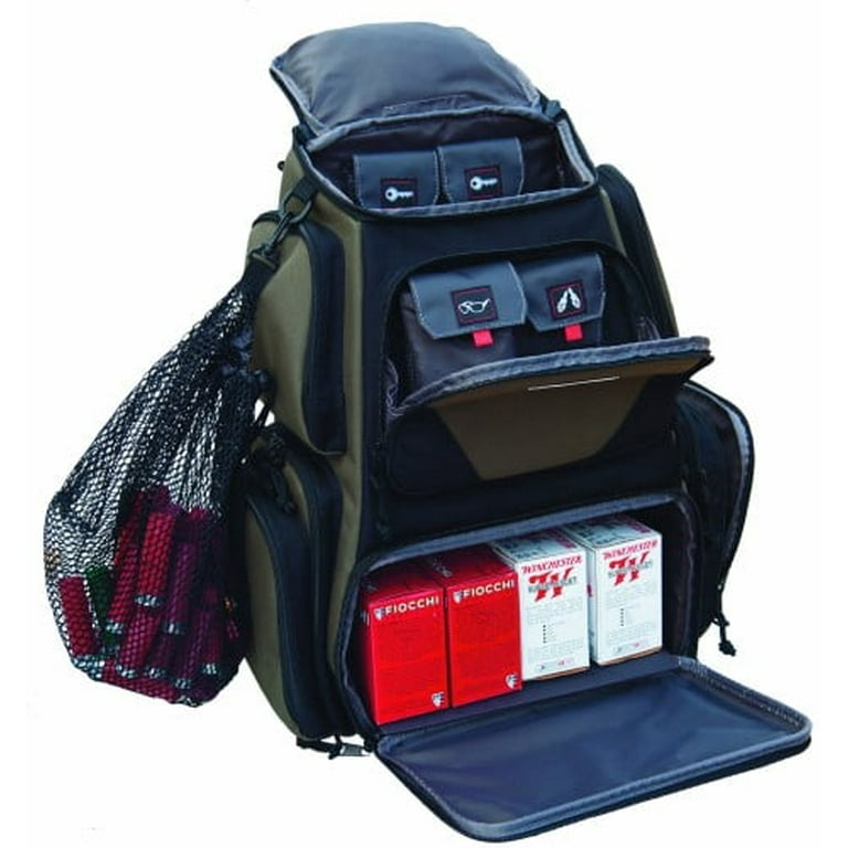 gps sporting clays bag with rain flap olive G.P.S. Wild About Shooting G.P.S. Range Backpack : Sports Fan Backpacks : Sports & Outdoors Sporting Clays Backpack | GPS