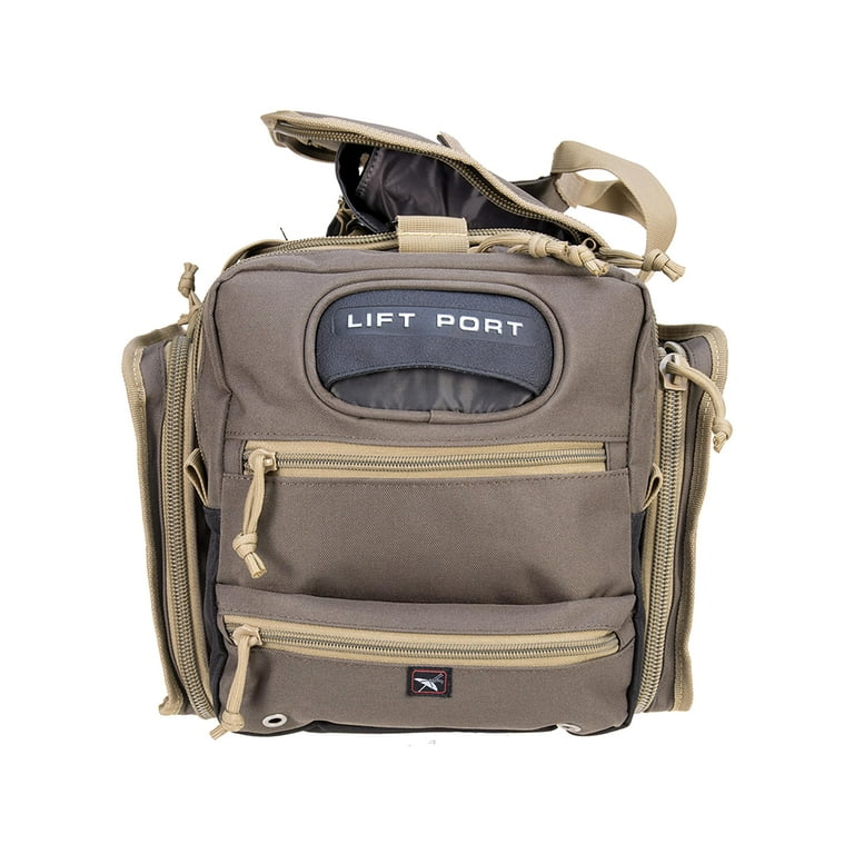 gps sporting clays bag with rain flap olive G.P.S. Flap, Olive, Game Belts & Bags G-Outdoors G.P.S. Sporting Clays Backpack
