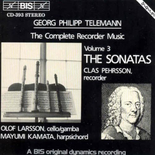 G.P. Telemann - Complete Recorder Sonatas - Music & Performance - CD