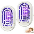 thumbnail image 1 of G·PEH 2 Plug-in Fly Zapper,  Purple Light Trapping Purple Mosquito Trap Killer Home Insect Control, 1 of 7