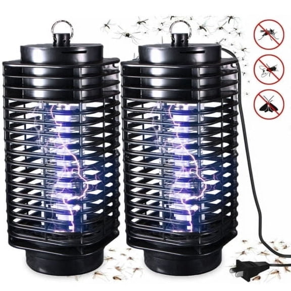 Jinyi 2Pc High Safety Mosquito Killer Lamp Outdoor Indoor Fly Bug Insect Zapper Trap