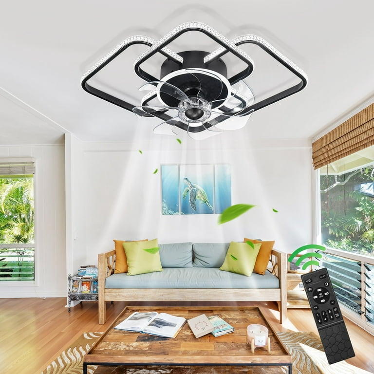 G Peh Ceiling Fans Light For Large House Home Fan With Led And Remote Control Hanging Lamp Modern Living Room Bedroom Com