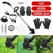 G PEH Cordless Weed Eater 900W Electric Brush Cutter Lawn Edger Grass String Trimmer