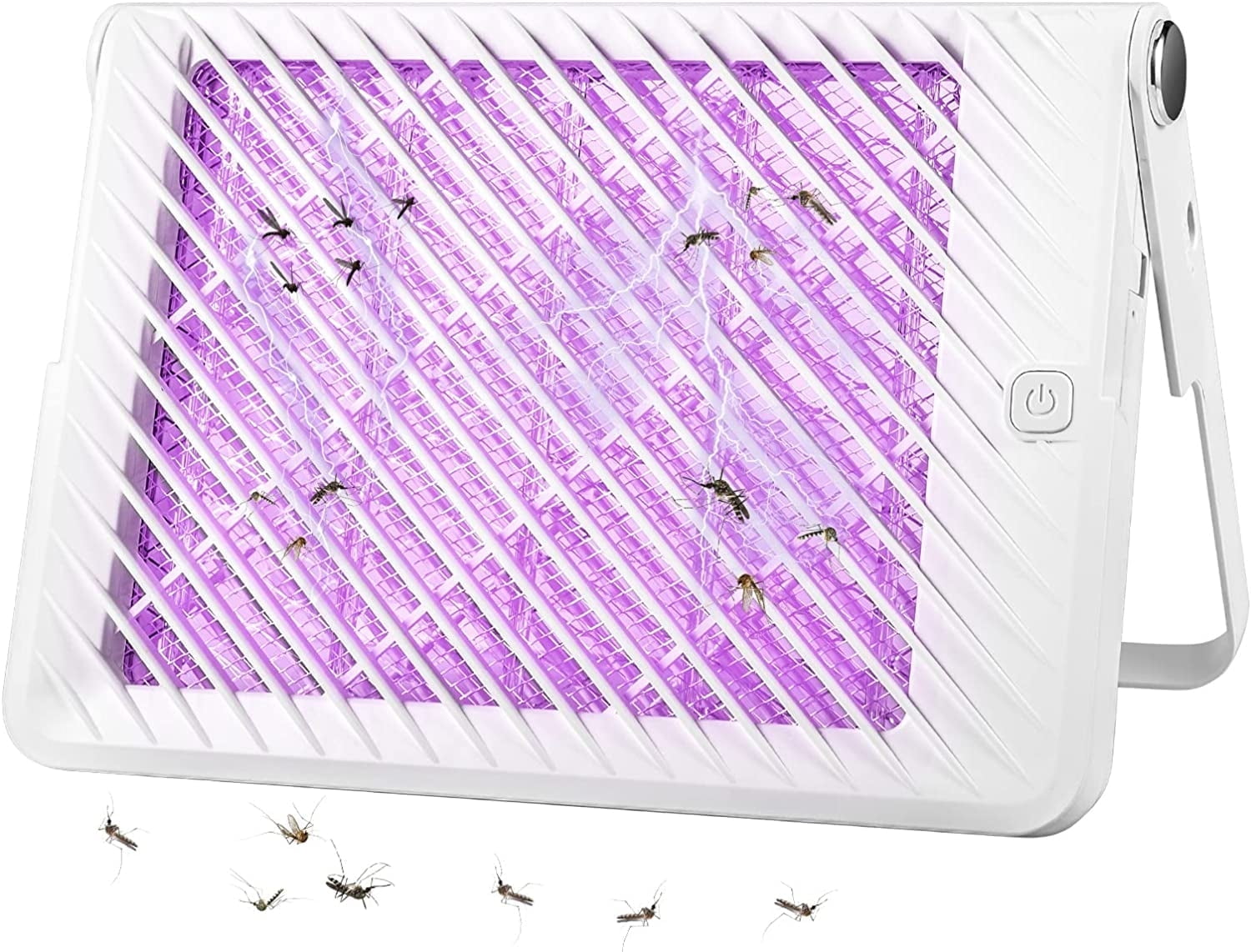 JahyShow Electric Bug Zapper Indoor Outdoor,Foldable Mosquito Zapper Portable Mosquito Killer Insect Fly Trap for Home Kitchen Bedroom Living Room Balcony Patio Camping