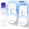 thumbnail image 1 of G·PEH Electric Flying Insect Trap Plug-in Mosquito Trap Gnat Killer Indoor Latest Upgrade Night Light UV Light Bug Catcher Fruit Fly Traps Attractant Catcher for Home Office(3Pack), 1 of 8