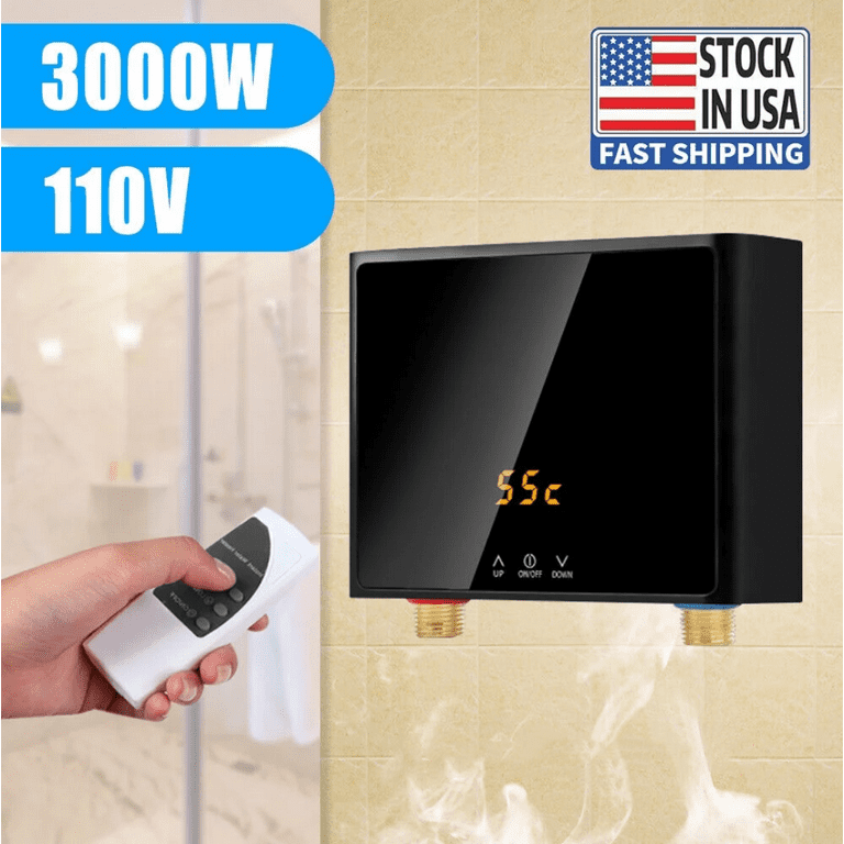 G·PEH Electric Water Heater 110V 3000W Instant Hot Water Heater