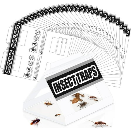 G·PEH Indoor Roach & Spider Glue Traps, 36 Count