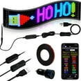 thumbnail image 1 of G · PEH Scrolling LED Sign,Programmable Flexible LED Matrix Panel,LED Sign for Car,Bluetooth APP Control,DIY Design Text, Patterns, Animations, 1 of 7