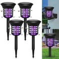 G · PEH Solar Bug Zapper Outdoor, 4 Pack Mosquito Zapper Outdoor
